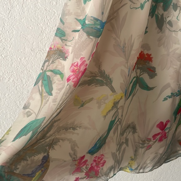 Ted Baker floral printed ruffle top dress - Picture 4 of 15